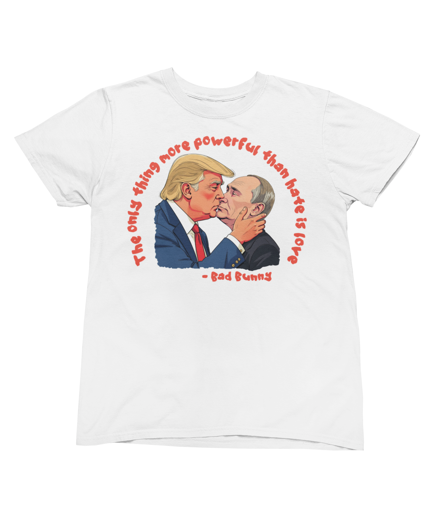 "Love Over Hate" Wht