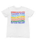 "Science Saves Lives" Black or White Shirt Options