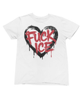 "Fuck ICE" Heart Wht