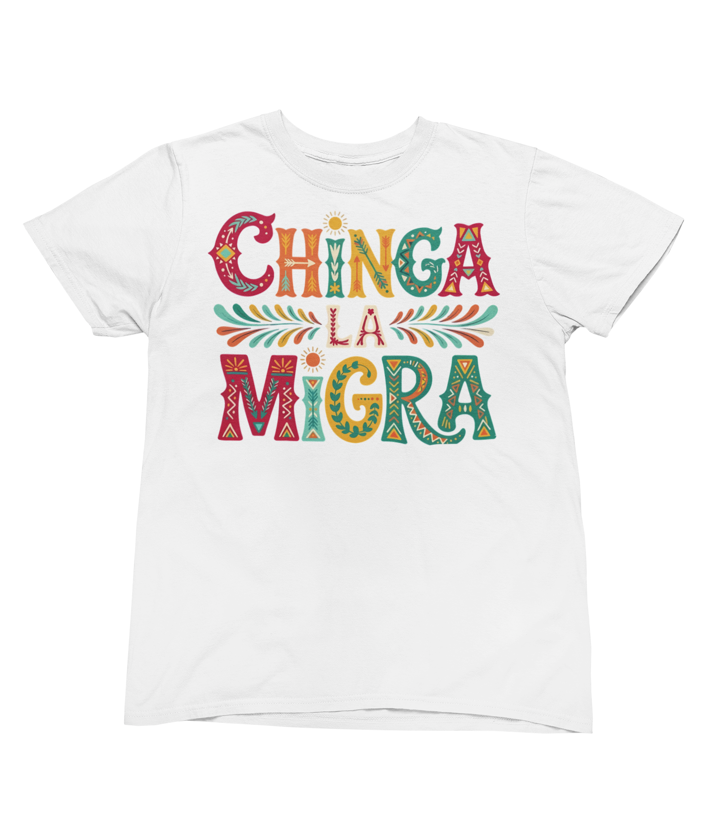 "Chinga LA Migra" Blk & Wht