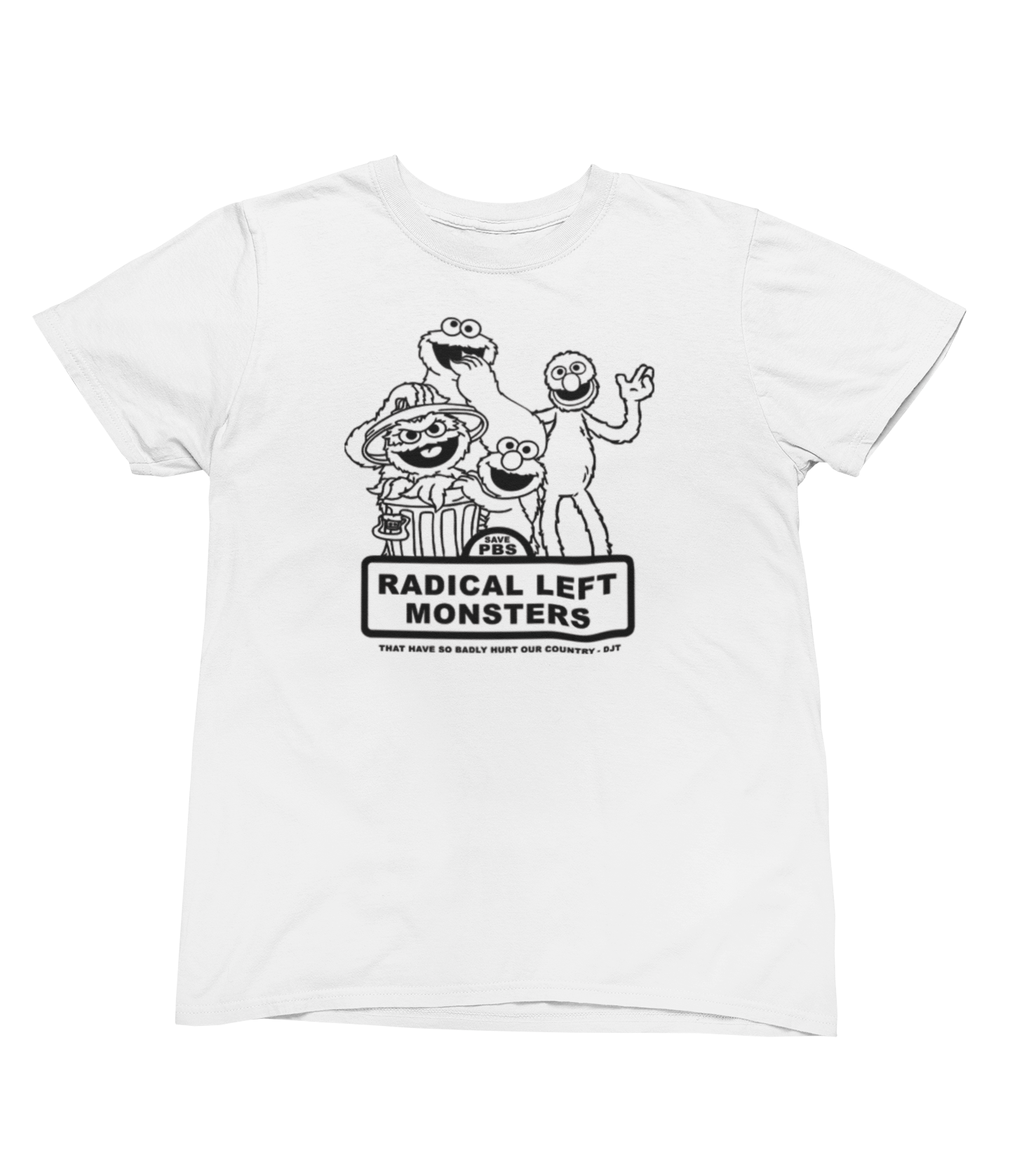 Radical Left Monsters - T-Shirt Sesame Street