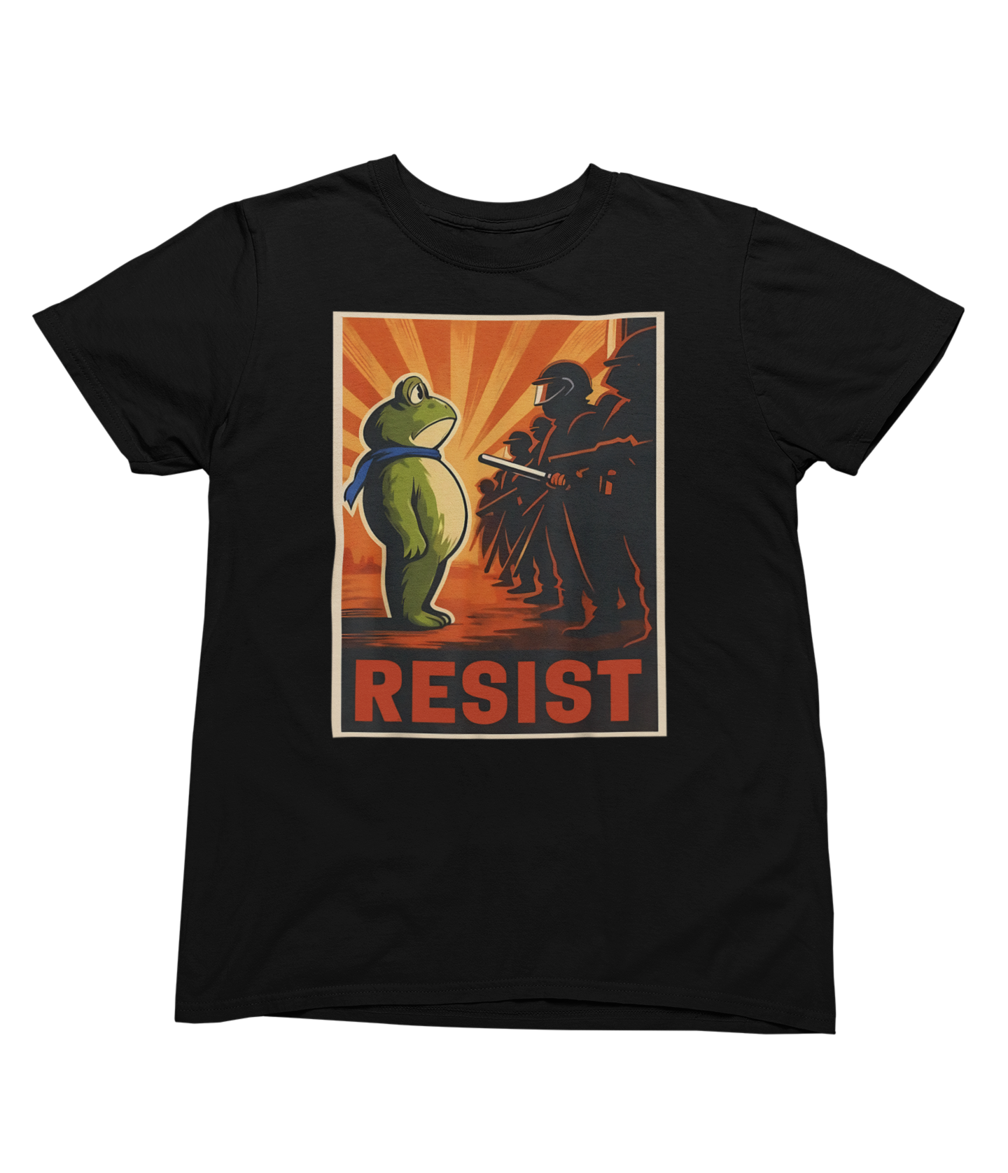 Resist "Portland Frog" Blk